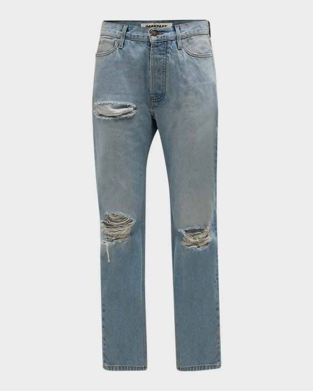 Naomi Distressed Straight Booty Jeans