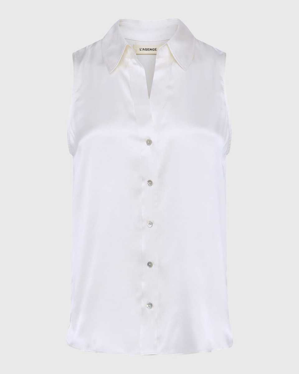 Emmy Sleeveless Silk Blous