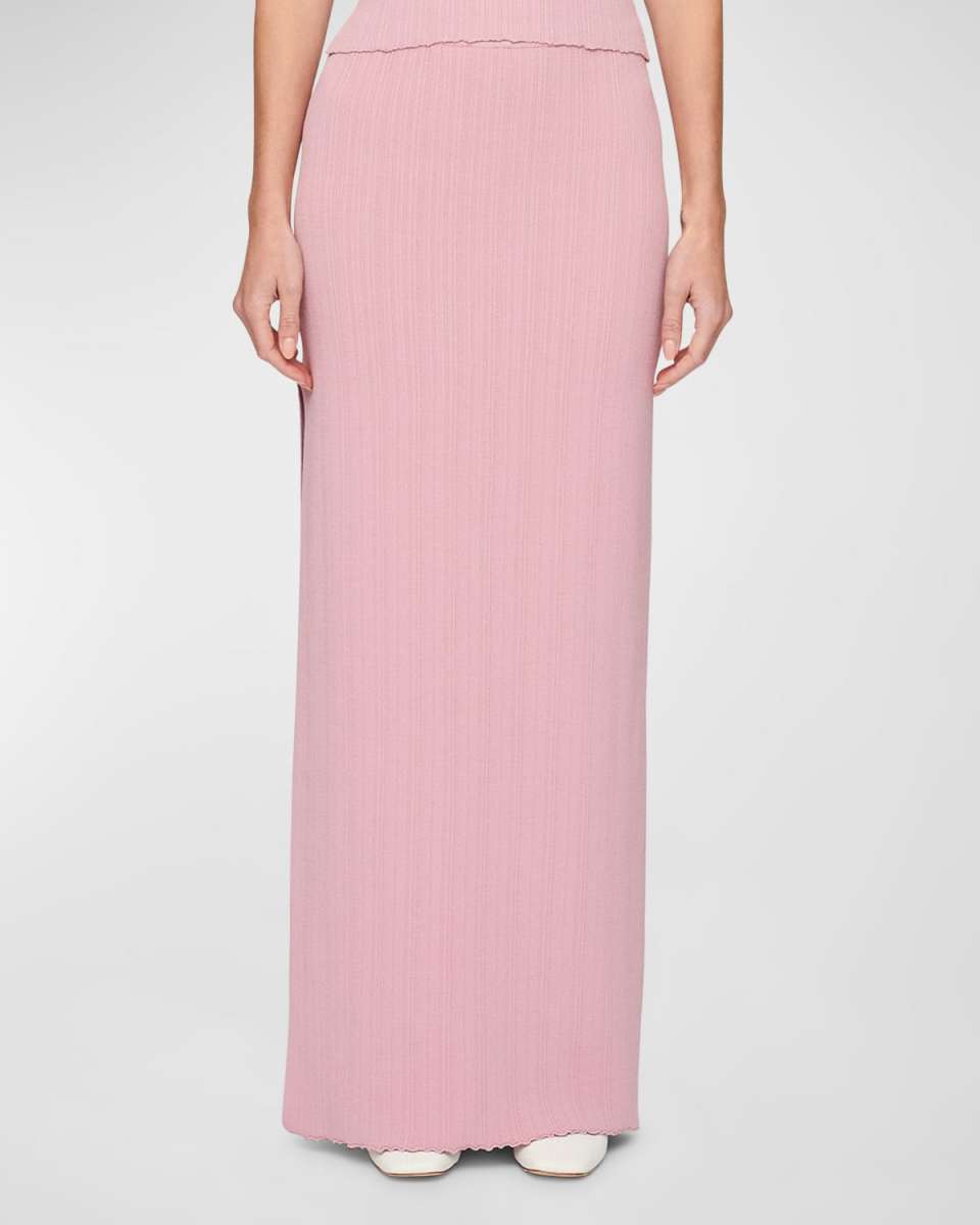 Bennett Ladder Knit Maxi Skirt