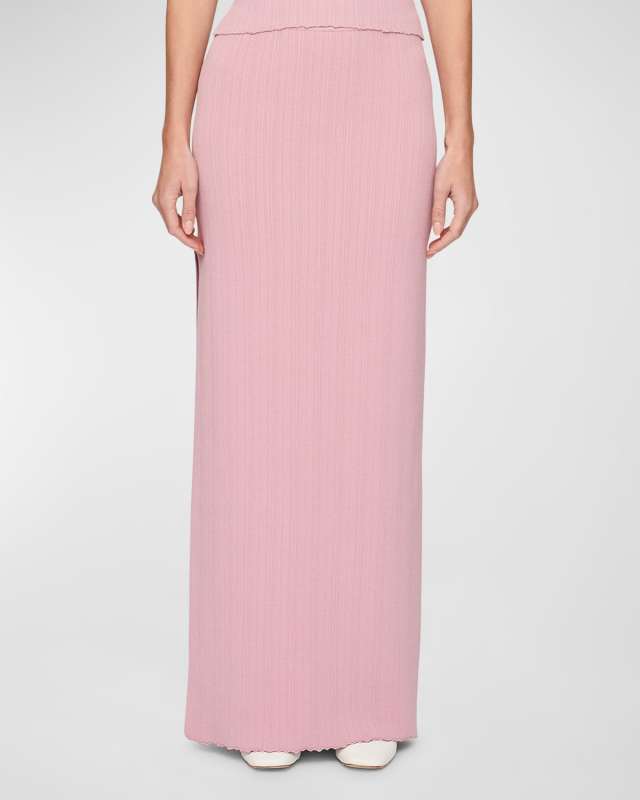 Bennett Ladder Knit Maxi Skirt