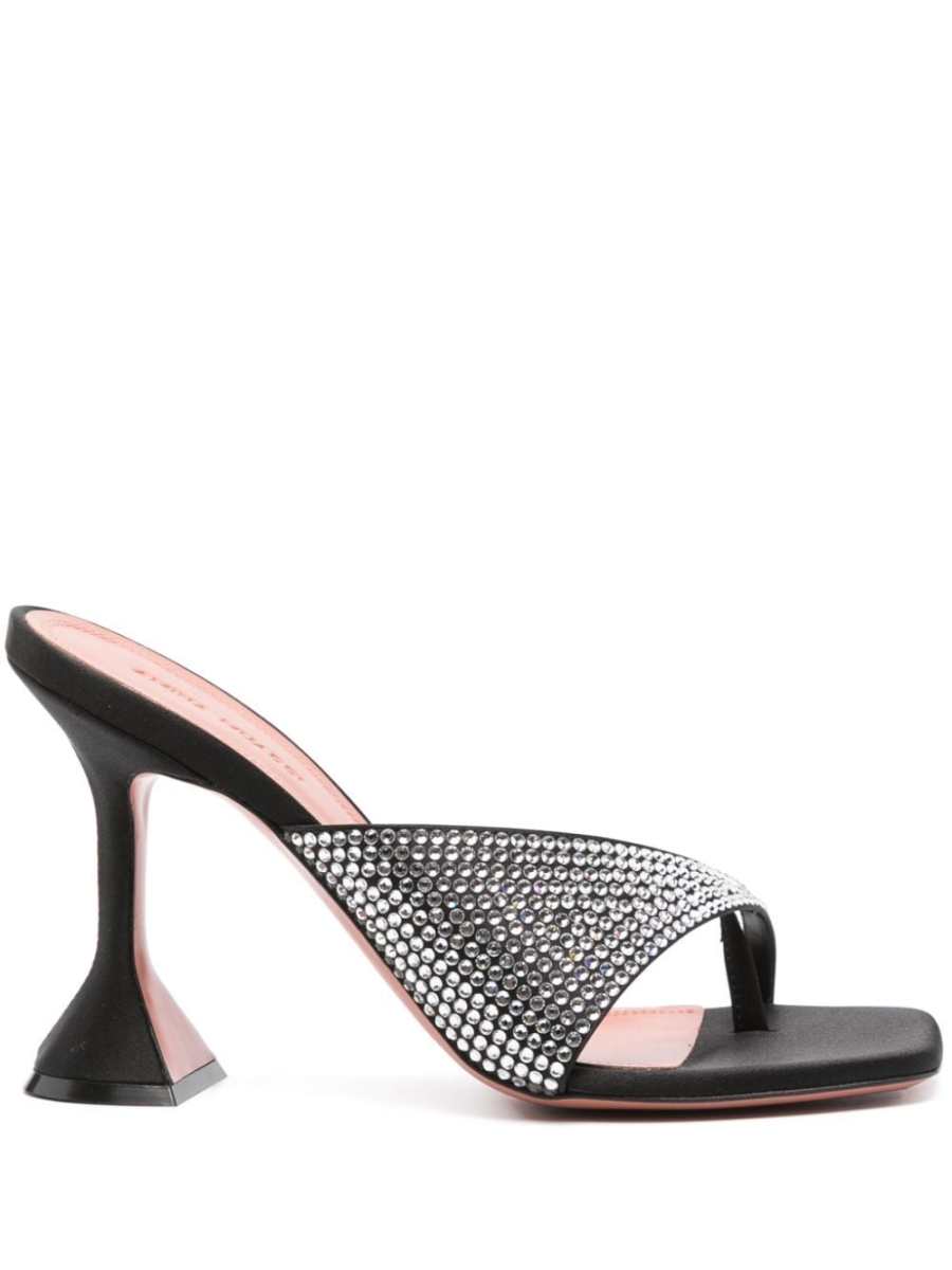 Shiona 95mm satin mules