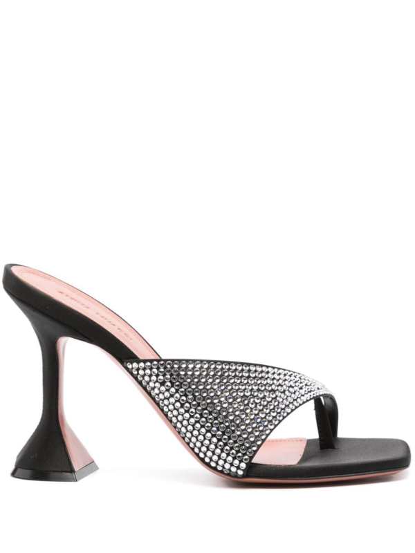 Shiona 95mm satin mules
