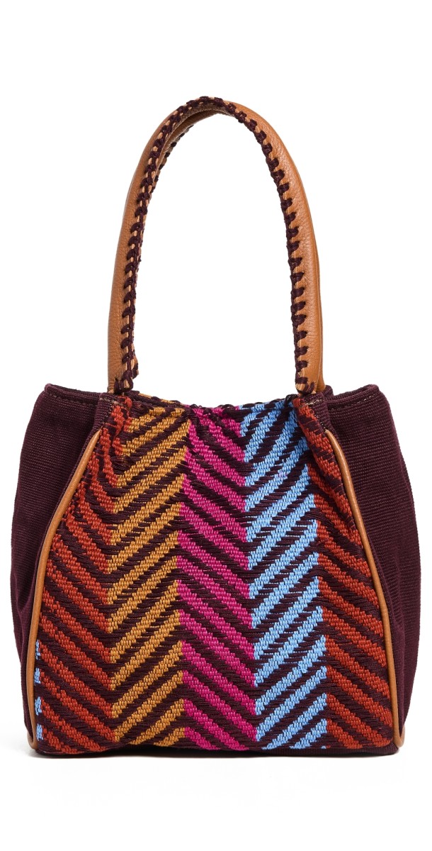 Mercado Global FloraPetite Tote Winter Berry