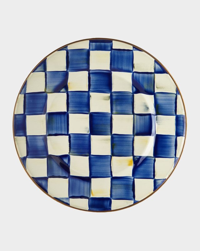 Royal Check Dinner Plate