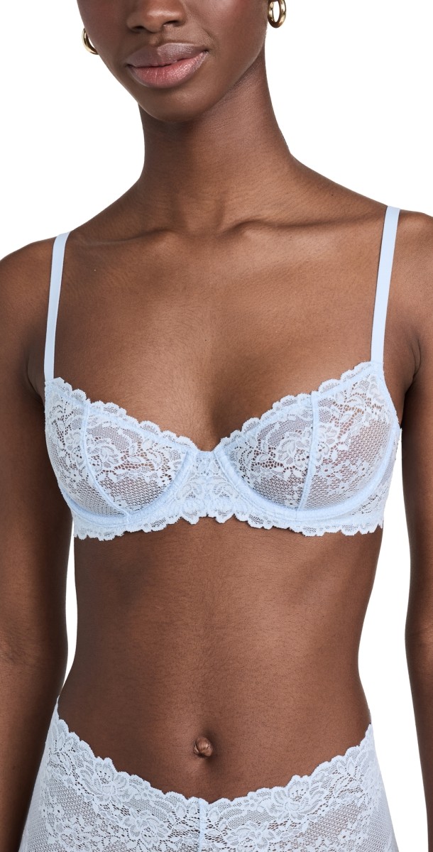 Natori Natori Heavenly Convertible Balconette Underwire Bra Blue Mist
