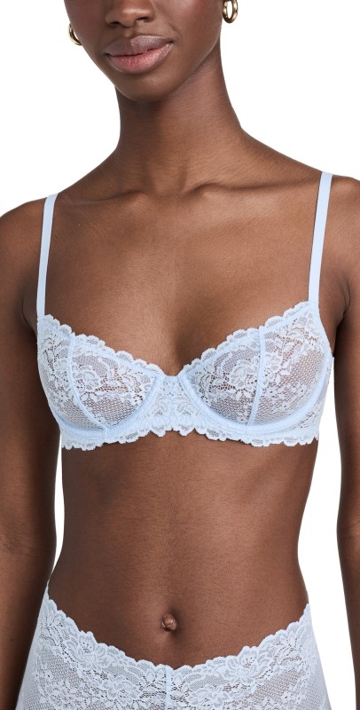 Natori Natori Heavenly Convertible Balconette Underwire Bra Blue Mist