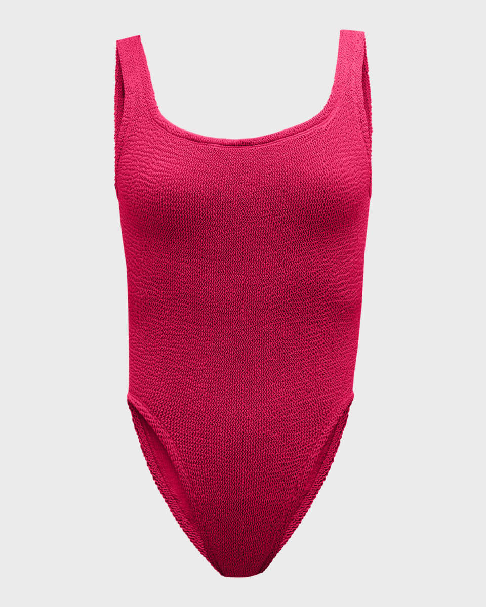 Square-Neck One-Piece Swimsuit