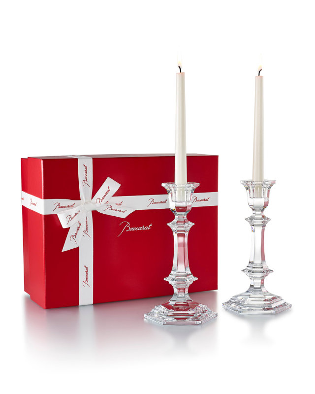 Harcourt Candlestick Holders, Set of 2