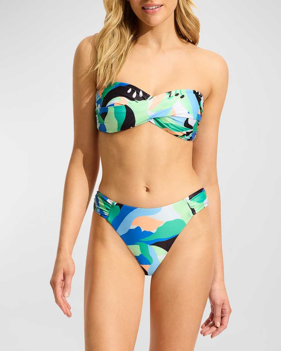 Ruched Side Bikini Bottoms