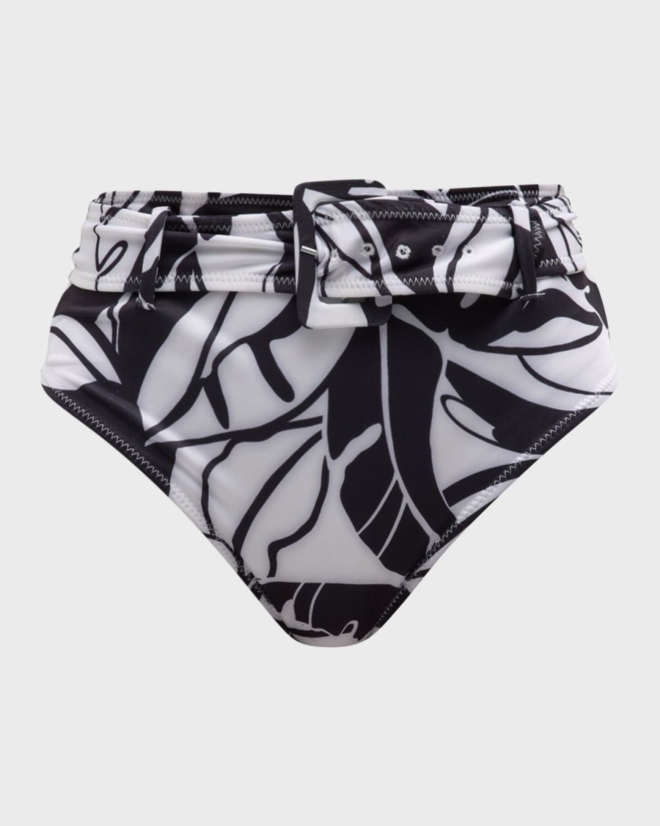 Palm Printed Charley Bikini Bottoms