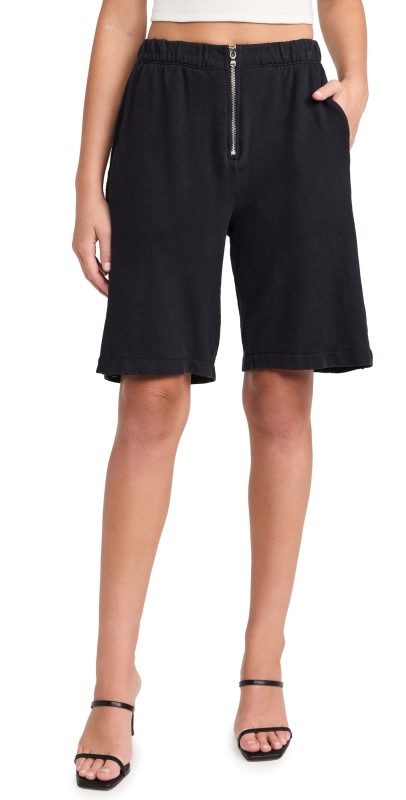 Sami Miro Vintage Porterhouse Long Shorts Black