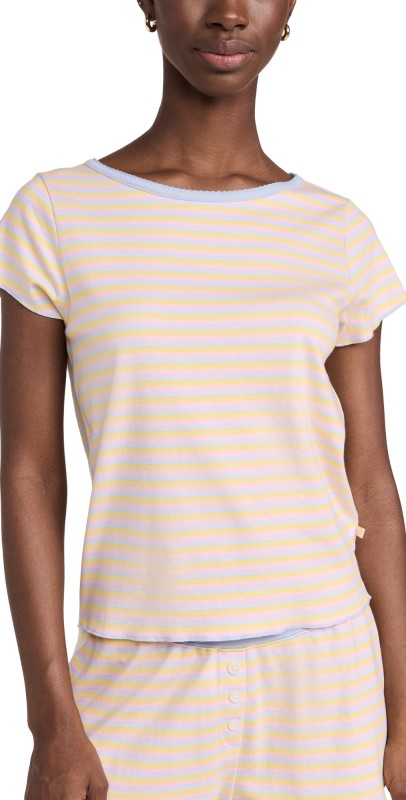 Cozyland by Morgan Lane Baby Jean Tee Rainbow Dream