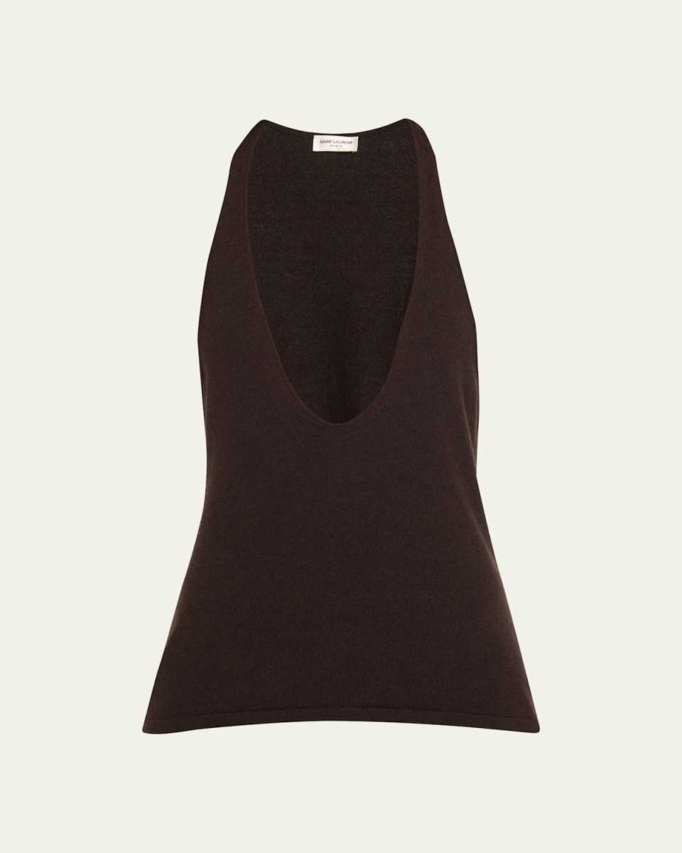 Super Low Cashmere Tank Top