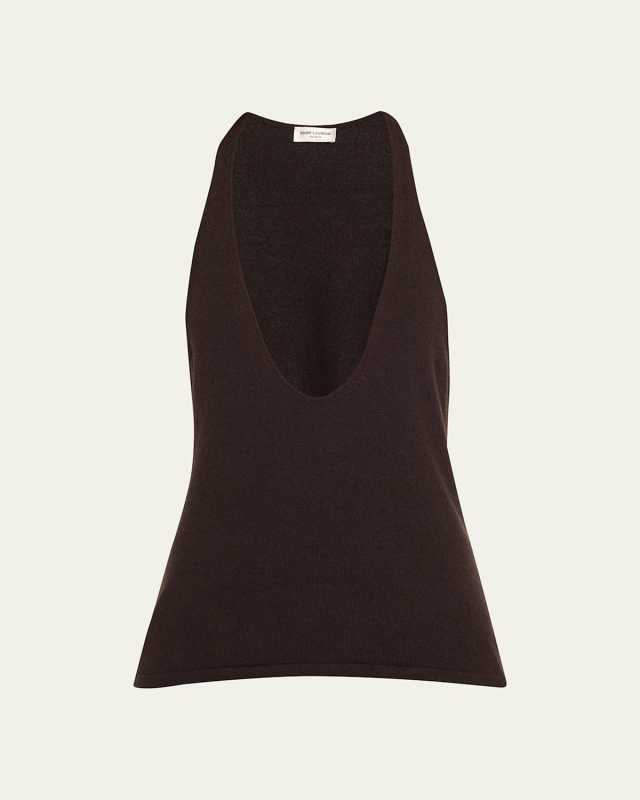 Super Low Cashmere Tank Top