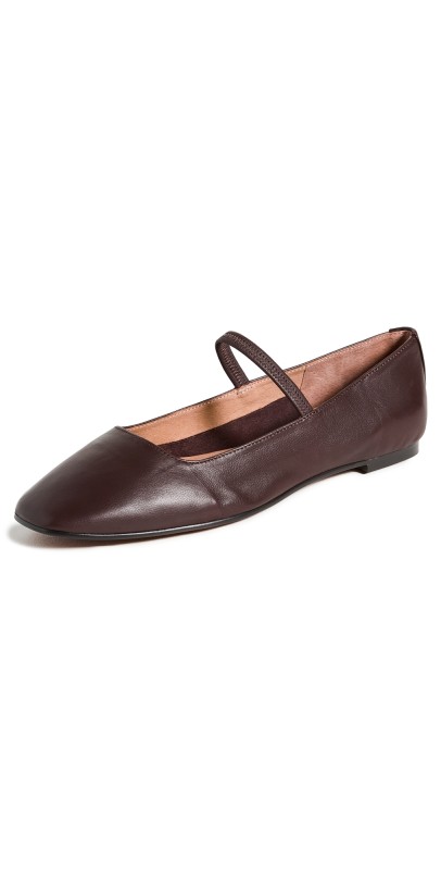 Madewell The Greta Ballet Flats Chocolate Raisin