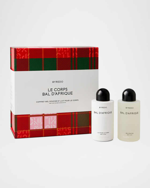 Le Corps Bal d'Afrique Body Wash and Body Lotion Gift Set, 2 x 7.6 oz.