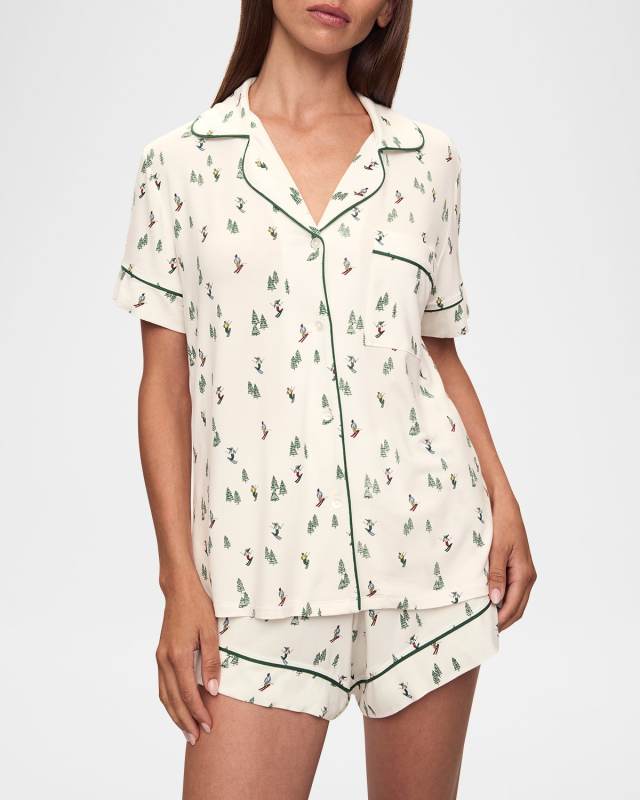Gisele Printed Relaxed Short Pajama Set
