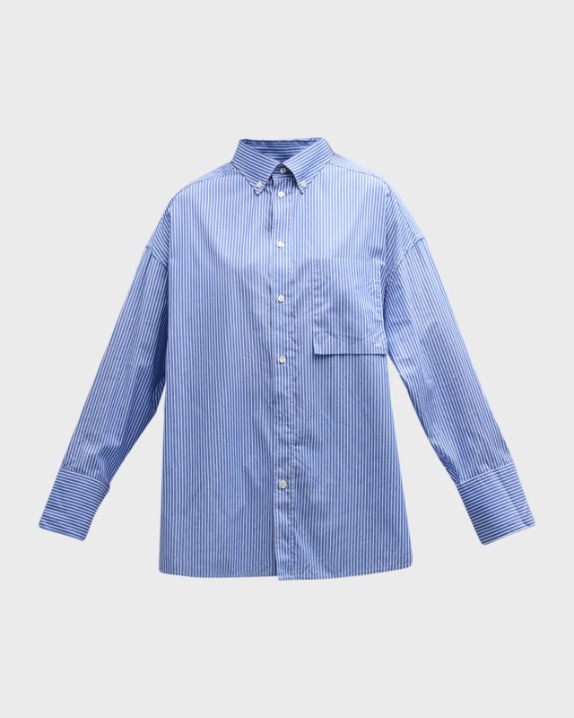Nathalie Striped Oversized Shirt