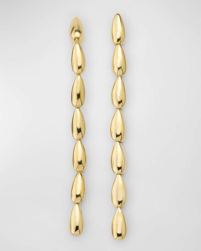 7-Dome Stud Drop Earrings