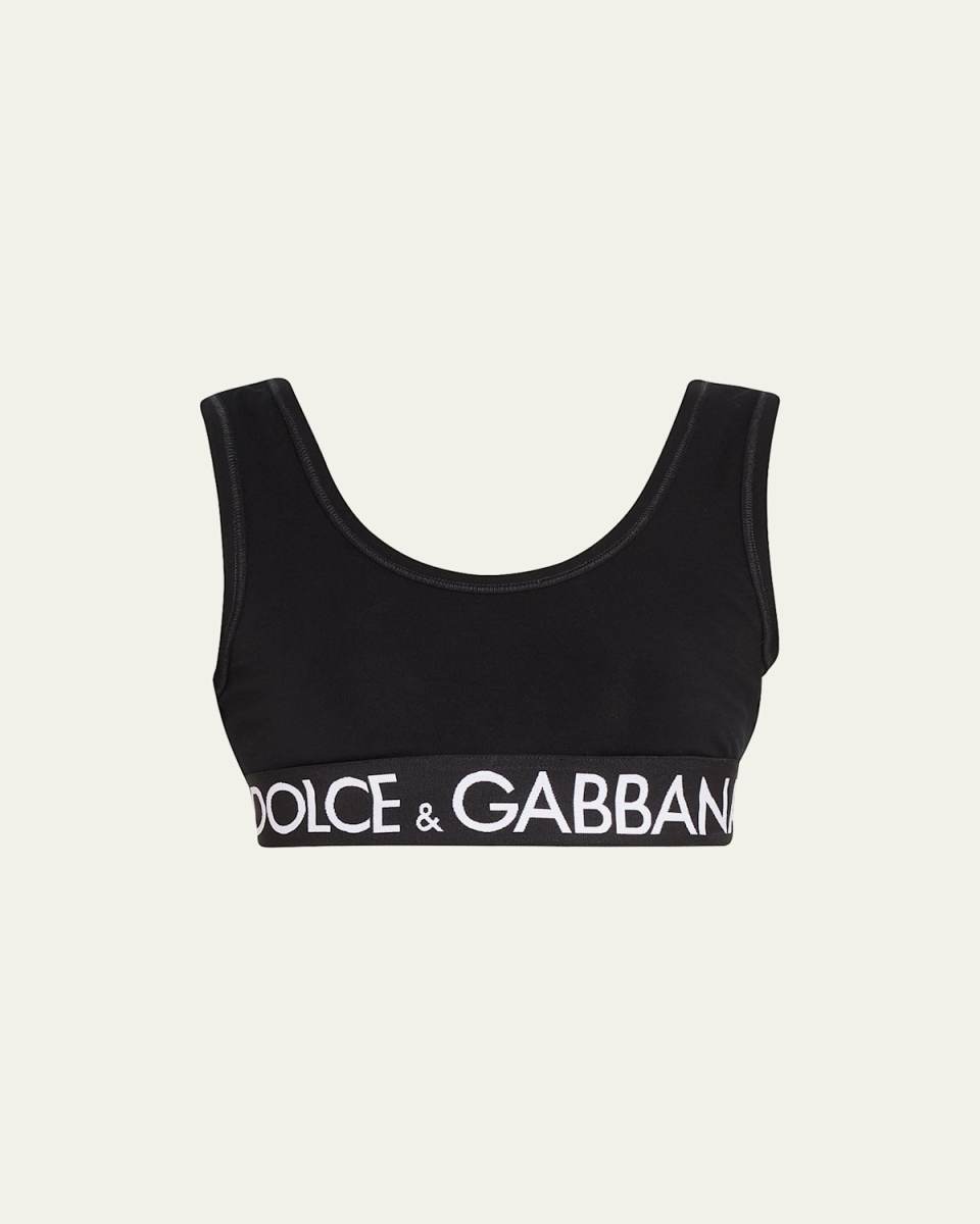 Branded Elastic Sports Bra