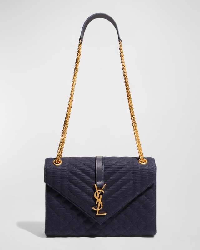 YSL Medium Triquilted Chain Shoulder Bag