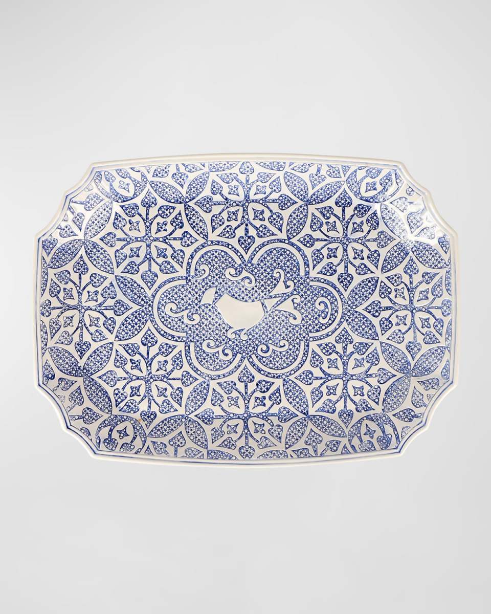 Uccello Blu Rectangular Platter