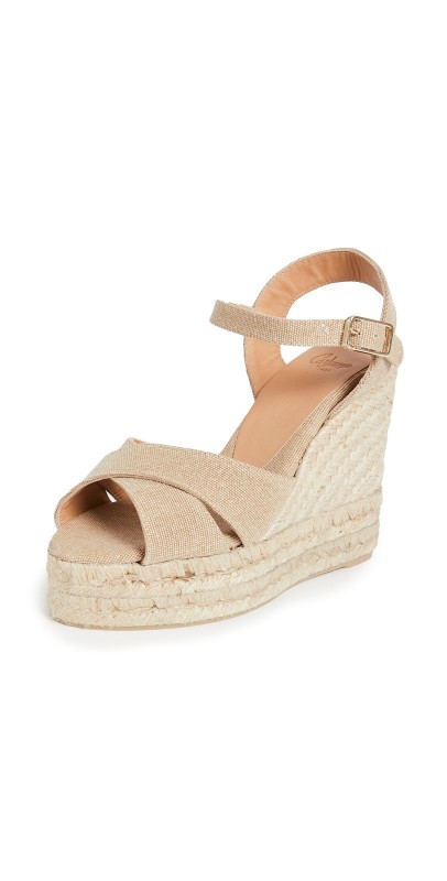 Castañer Blaudell Espadrille Wedge Sandals Sand