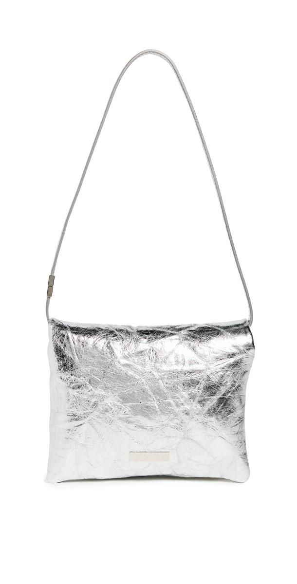 Marni Prisma Mini Pochette Silver
