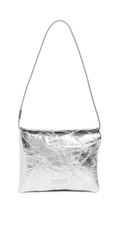 Marni Prisma Mini Pochette Silver