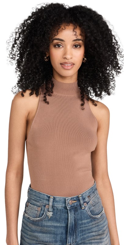 Pistola Denim Janessa Thong Bodysuit Hazelnut
