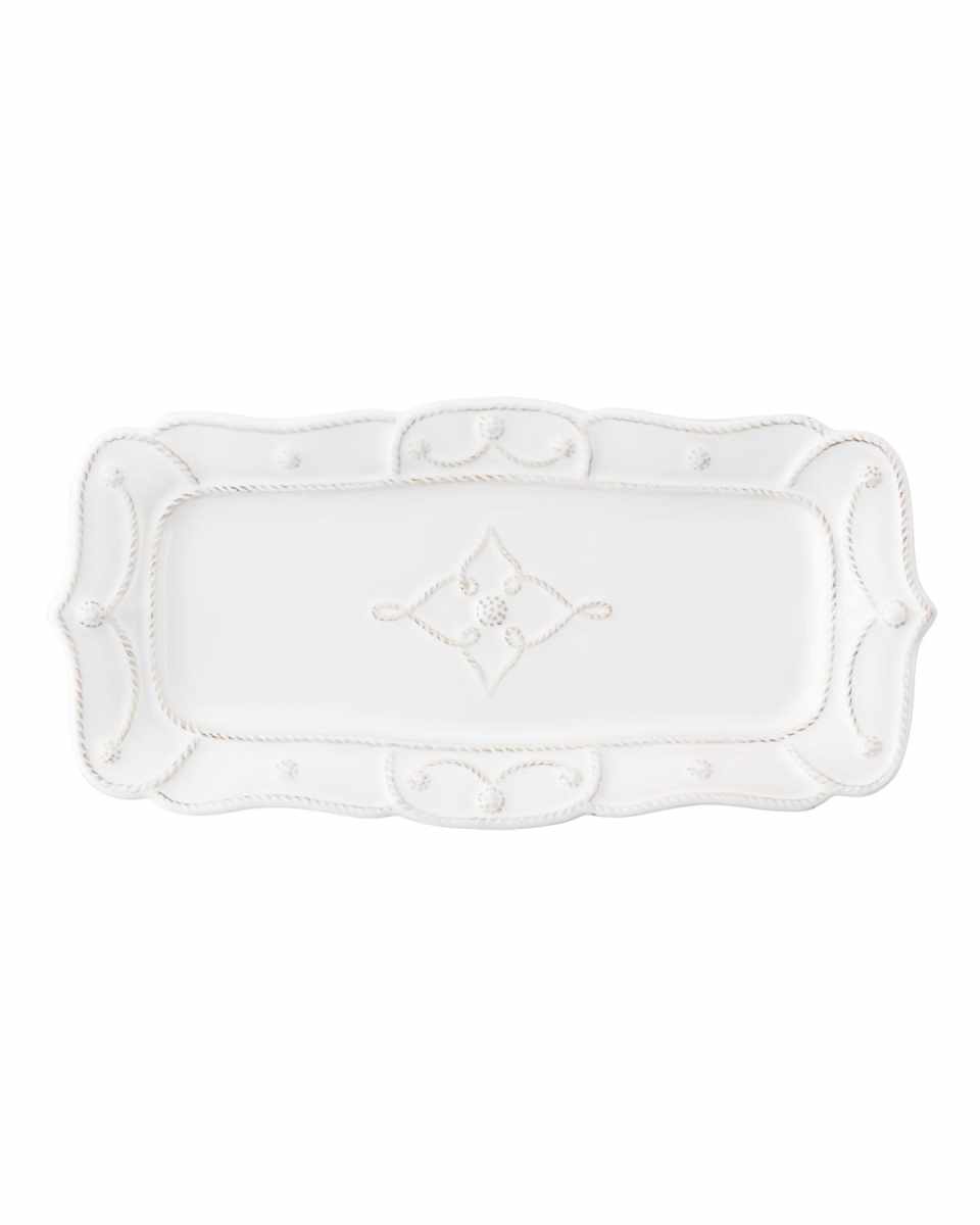 Jardins du Monde 14.5" Hostess Tray - Whitewash