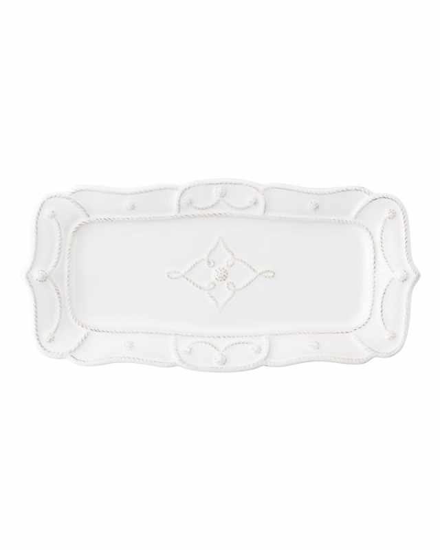 Jardins du Monde 14.5" Hostess Tray - Whitewash