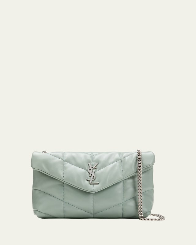 Lou Puffer Toy YSL Crossbody Bag in Quilted Leather