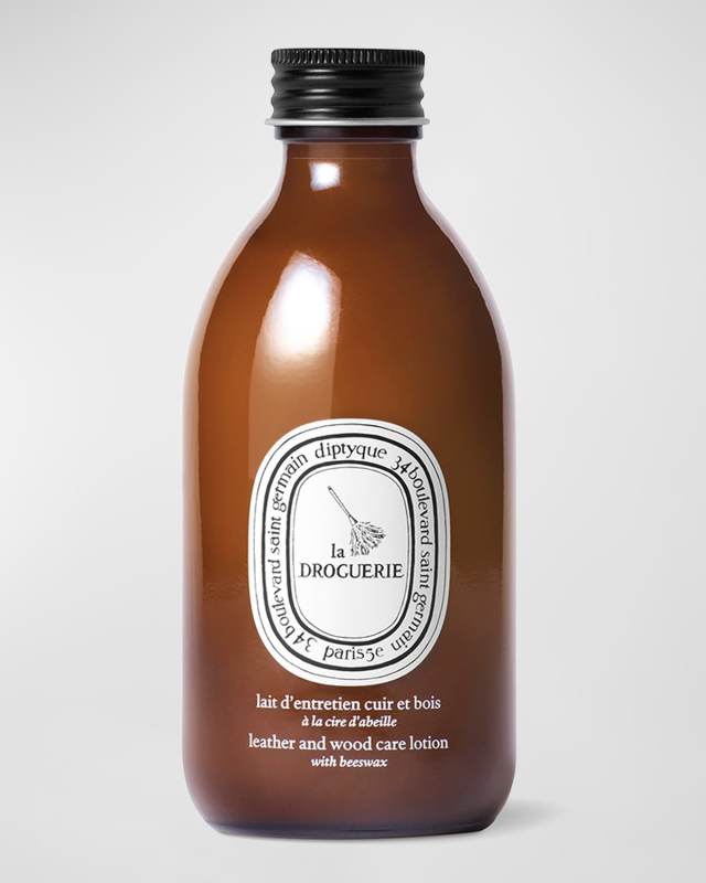 La Droguerie Scented Lather & Wood Care Lotion (Beeswax), 8.5 oz.