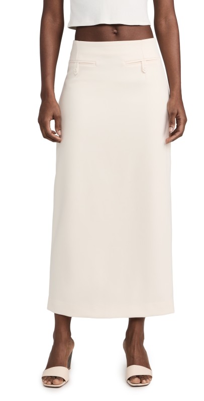 STAUD Smith Skirt Black