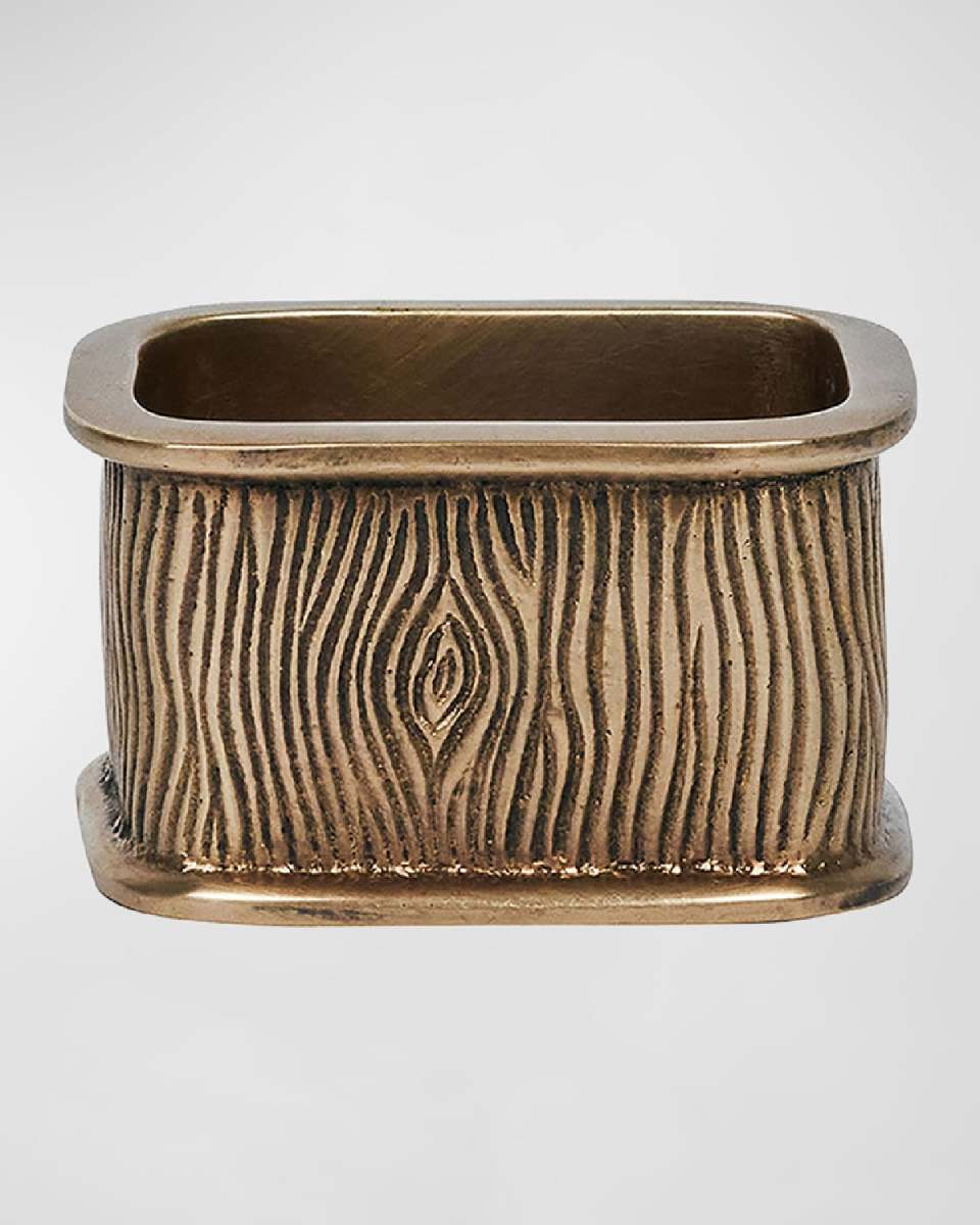 Blenheim Oak Brass Metal Napkin Ring