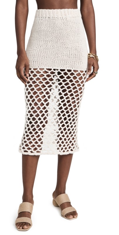 Nia Thomas Duda Skirt Cream