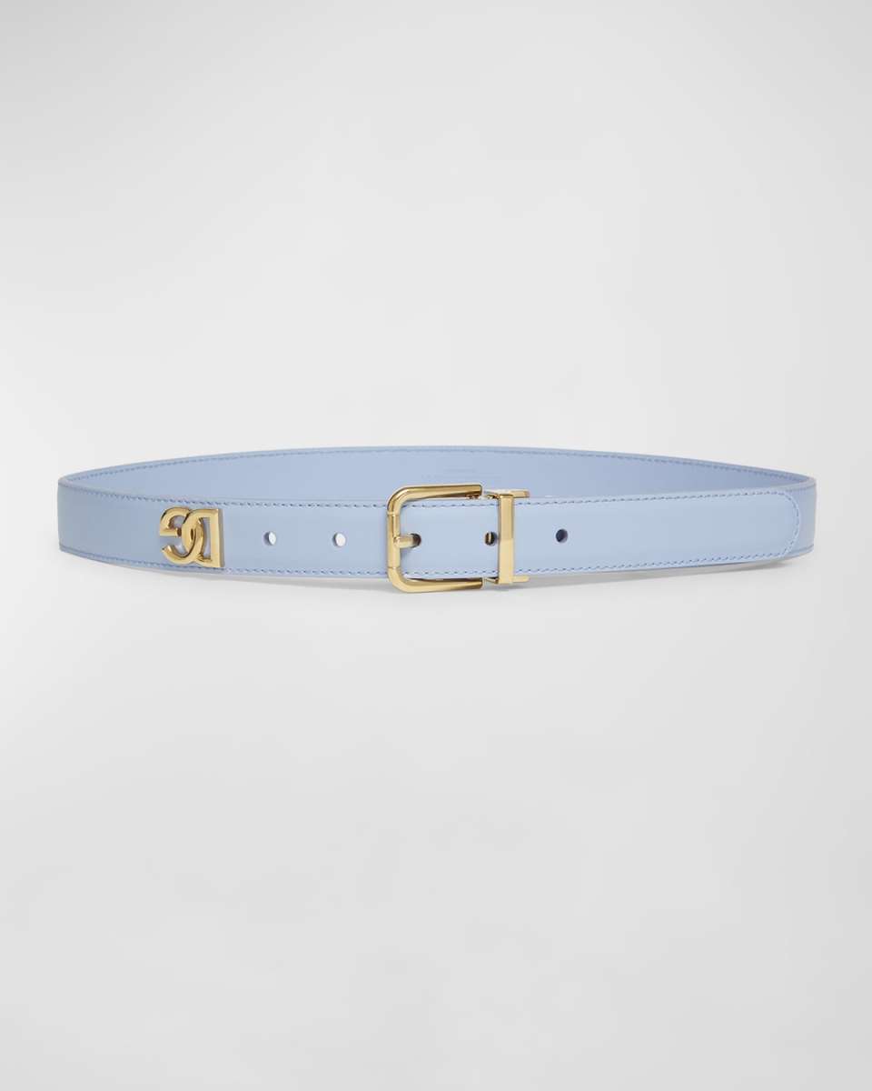 DG Logo Leather Belt