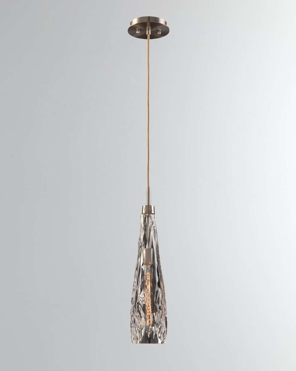 Hand-Blown Hanging Glass Pendant