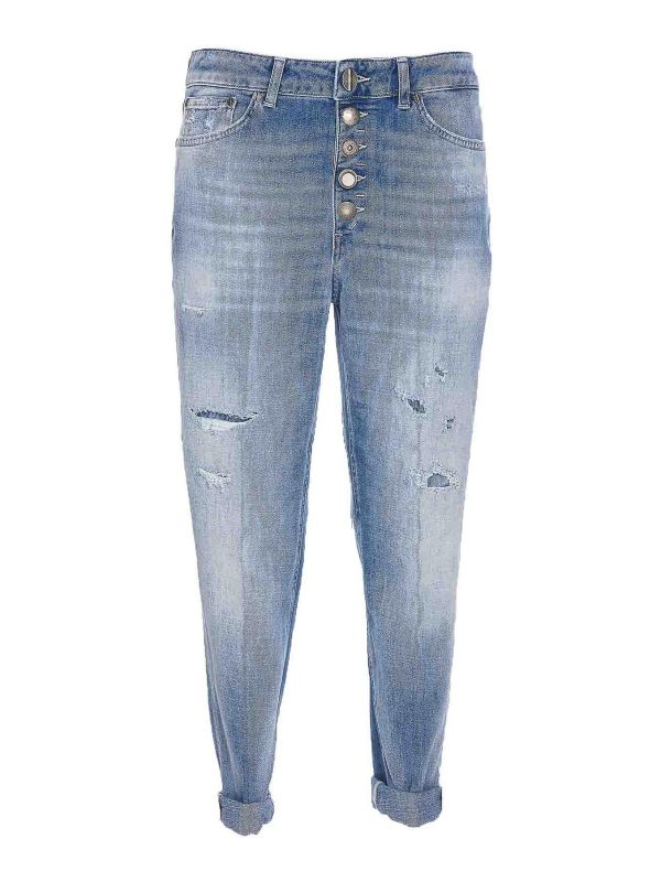 Dondup Jean Droit - Bleu