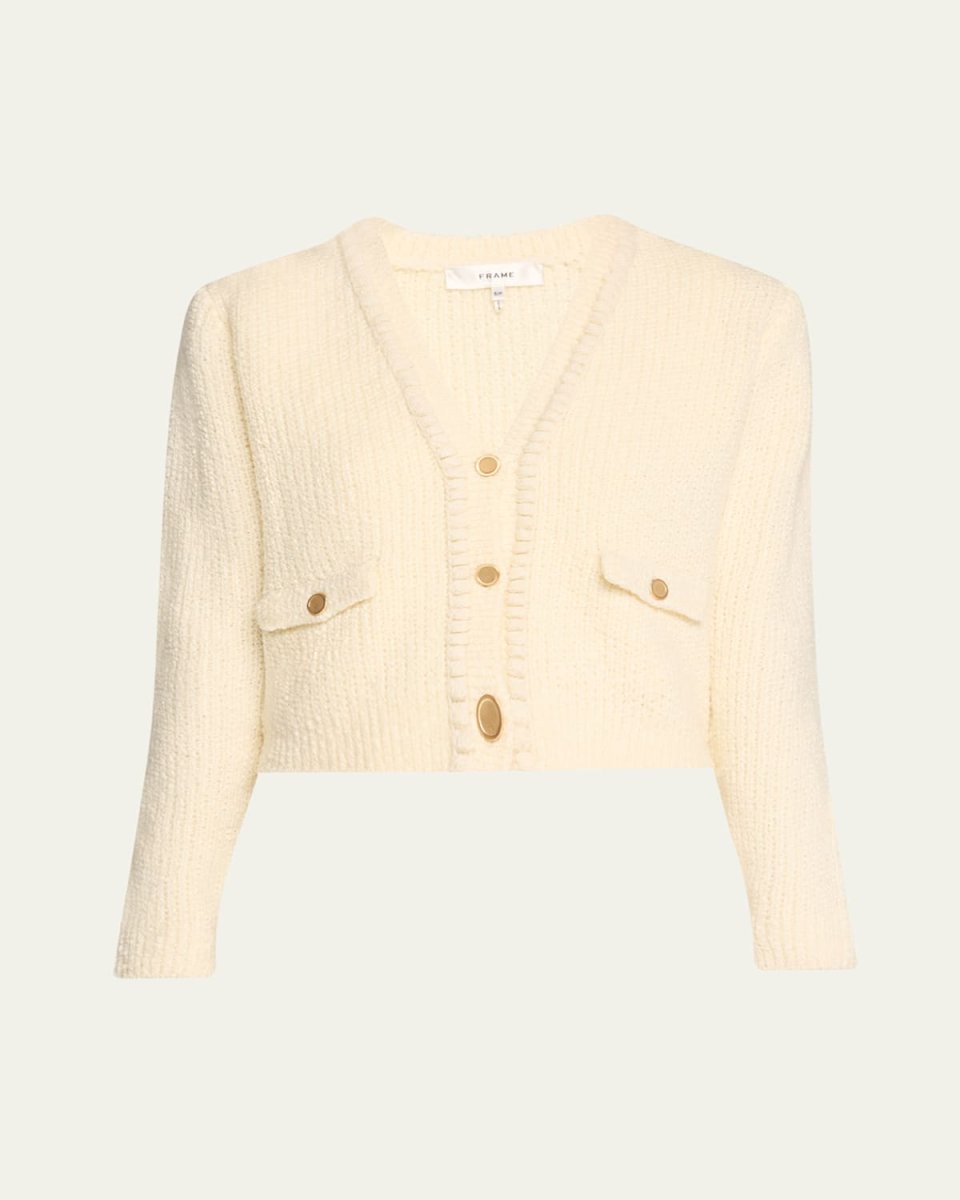 Double Pocket Cropped Caridgan