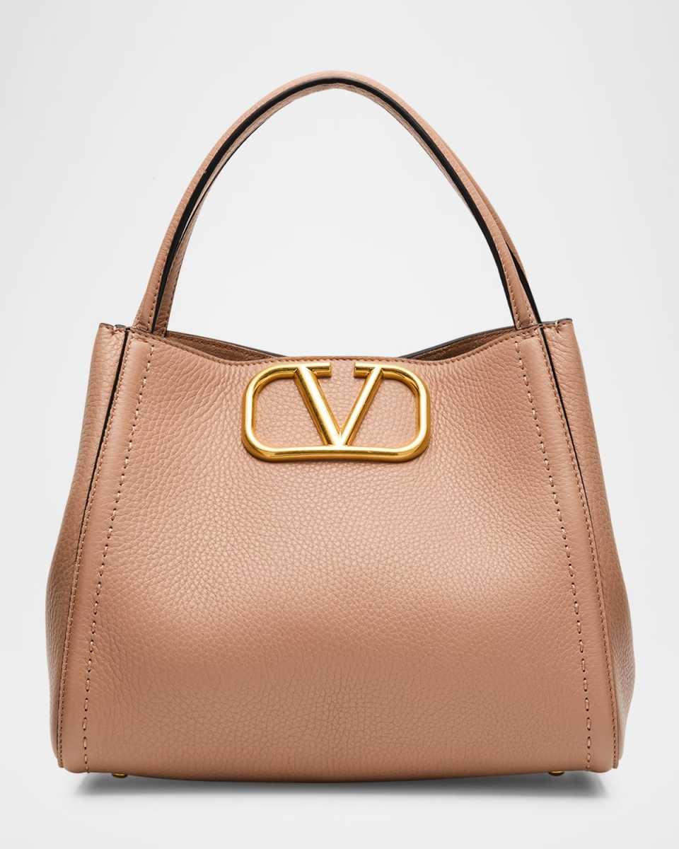 Alltime VLOGO Leather Top-Handle Bag