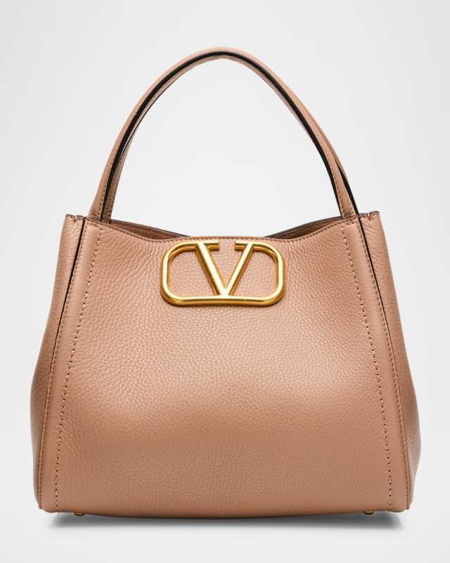Alltime VLOGO Leather Top-Handle Bag