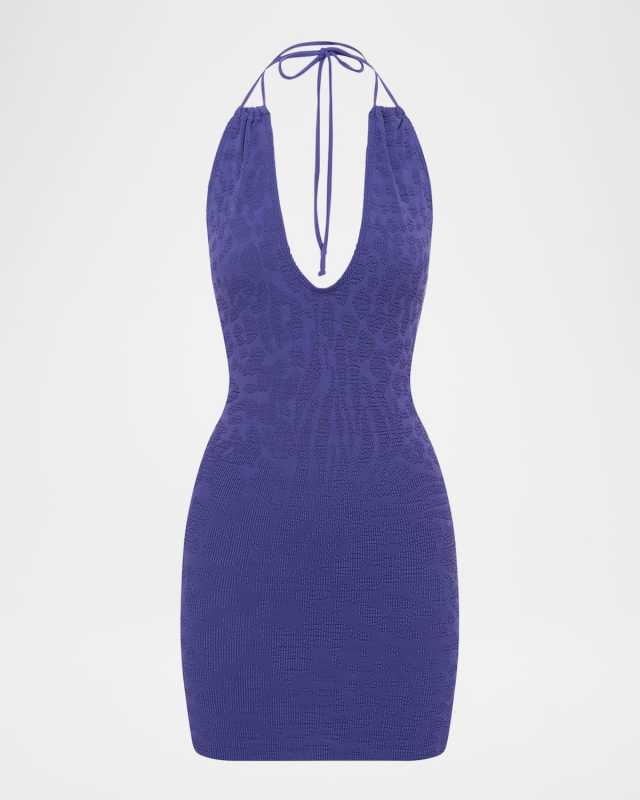 Sapphire Animalia Bisou Mini Dress