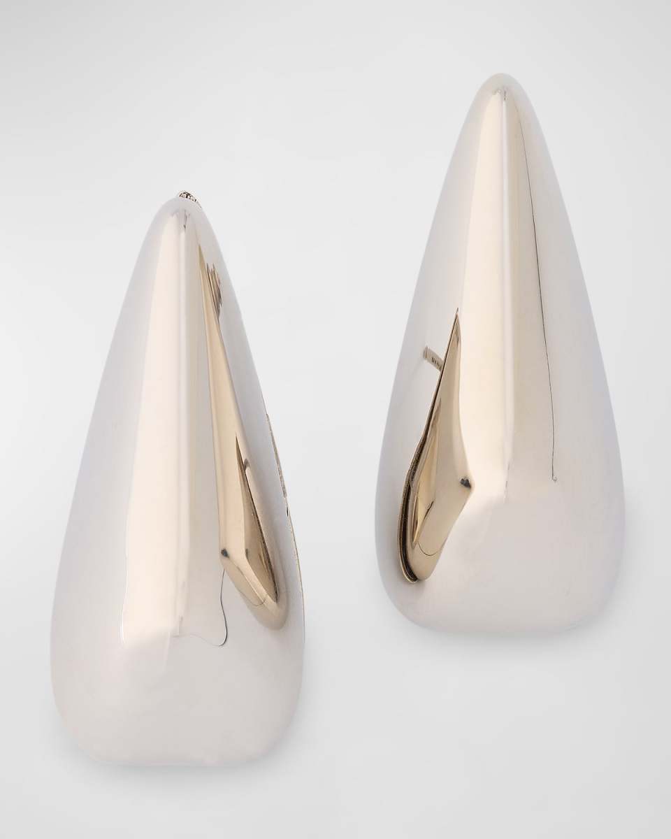 Silver-Plated Thorn Earrings