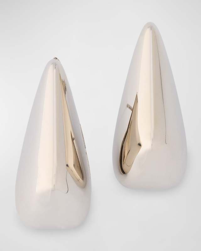 Silver-Plated Thorn Earrings