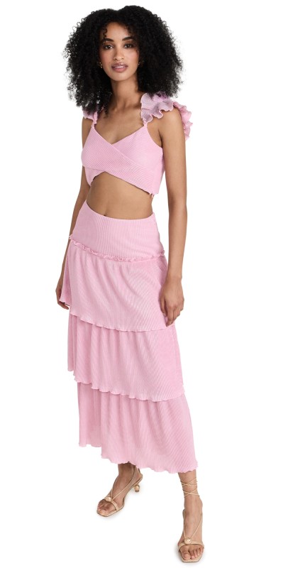 Saylor Lotte Dress Set Bubblegum
