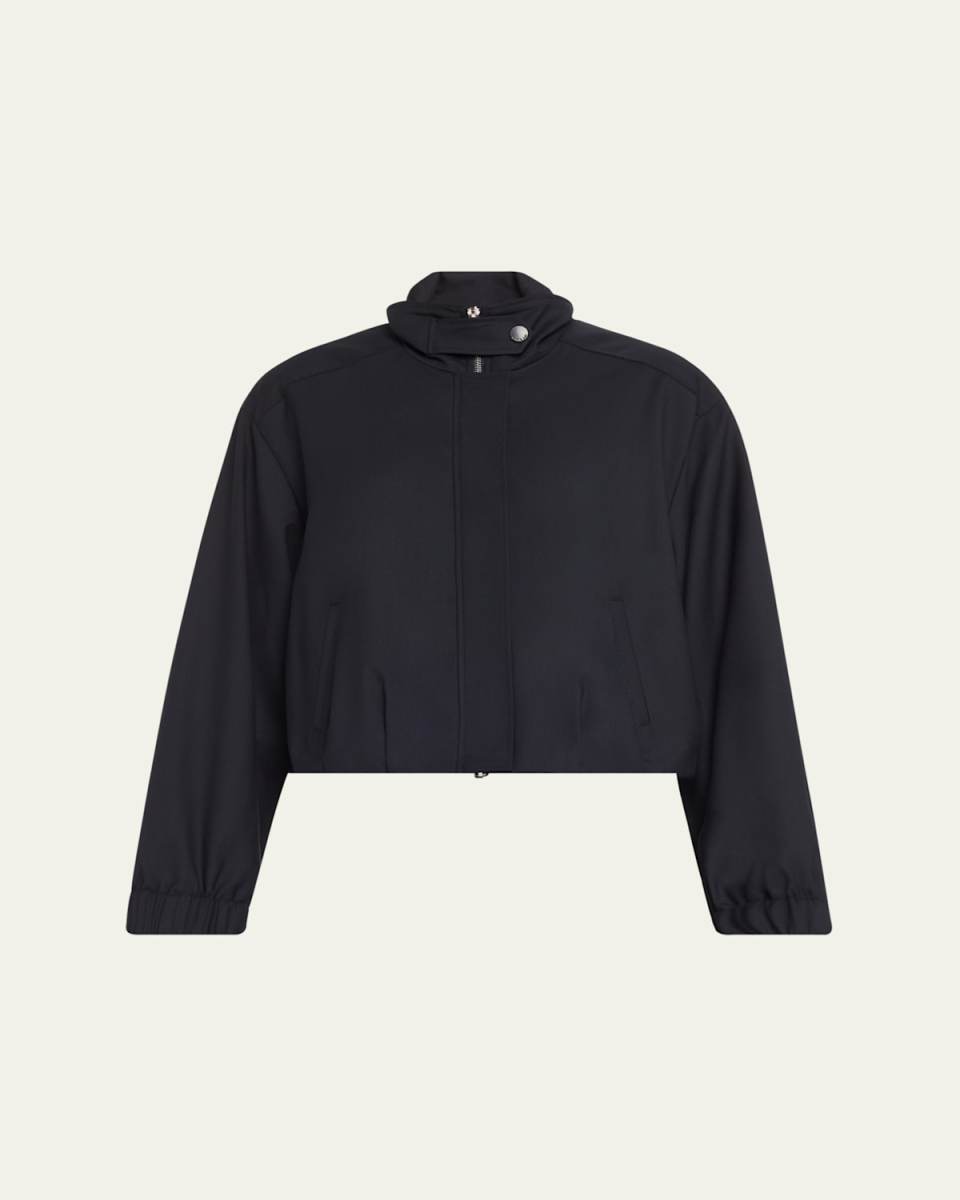 Geniveve Cropped Track Jacket