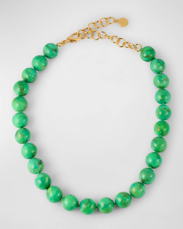 Green Turquoise Strand Necklace