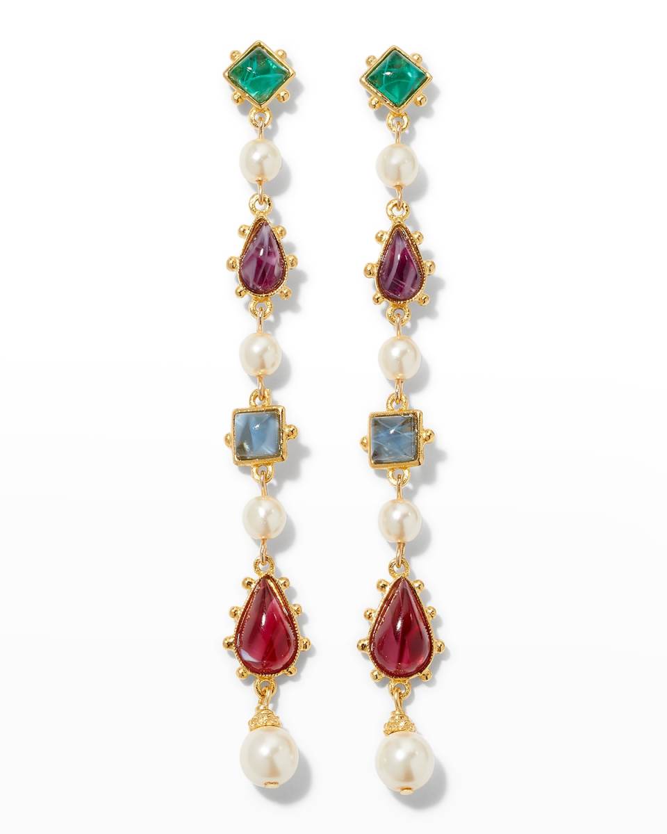 Byzantine Linear Earrings